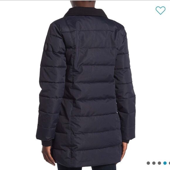 Noize Hannah Faux Fur-Trim Parka Navy blue  size s - Picture 2 of 7